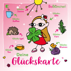 BaBlümchen® Postkarte - Deine Glückskarte
