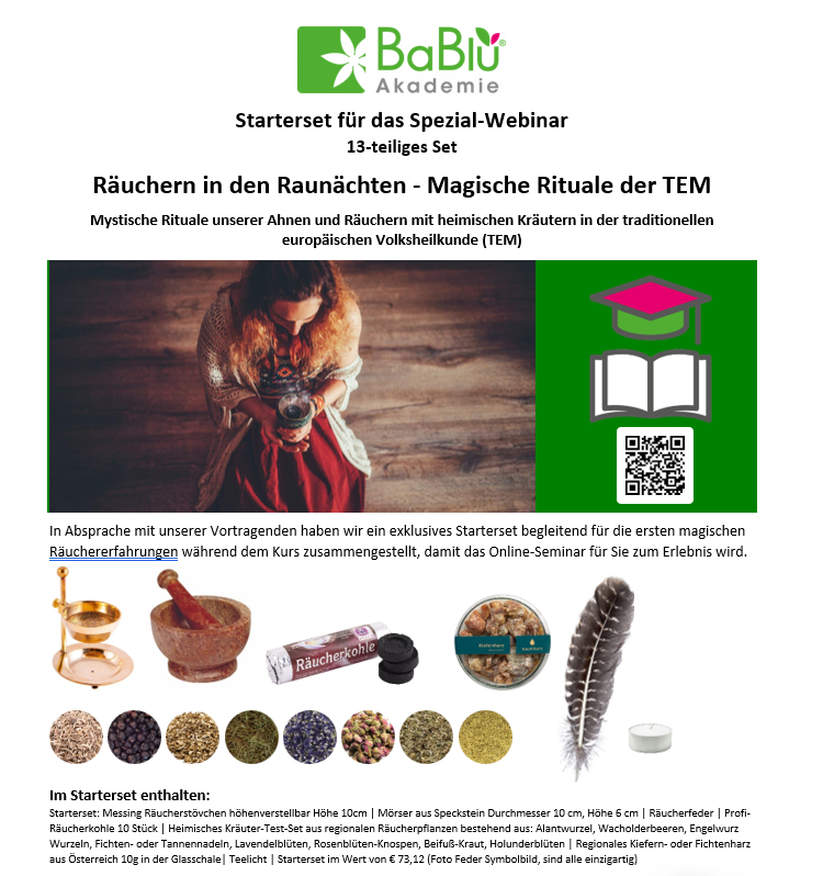 Starterset Räuchern in den Rauhnächten BaBlü