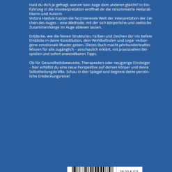 Iridologie - Interpretation der zeichen des Auges_Vistara Haiduk-Kaplan_Steffen Schuster